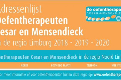 Adressenlijst Oefentherapeuten Limburg '18- '20