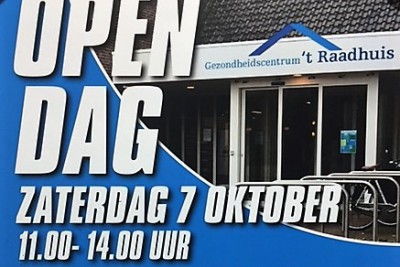 Open dag zaterdag 7 oktober 2017